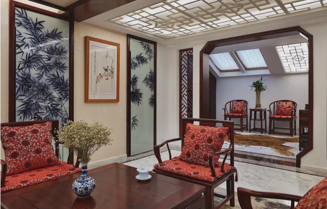 調(diào)奢華的中式裝修AG真人登錄低(圖3)